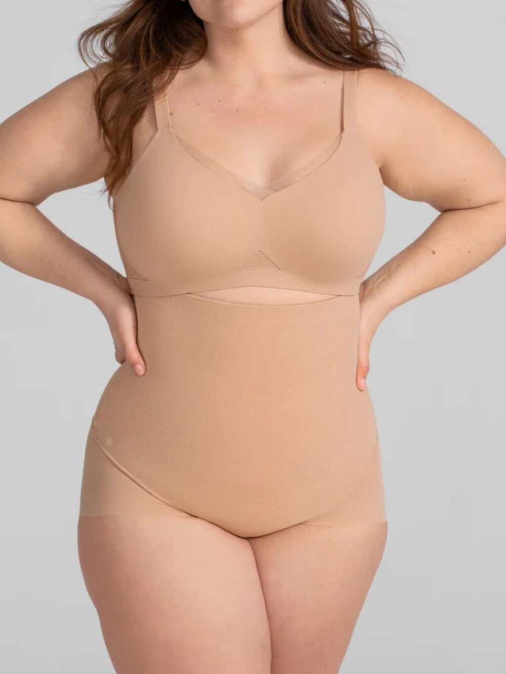 Honey Love Womens 1X SuperPower Brief Shapewear HLSPB03 Compression Slimming
